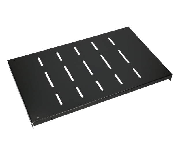 ExtraLink Półka do szaf wiszących 19" 300MM 1U (czarna) - 492328 - zdjęcie 2